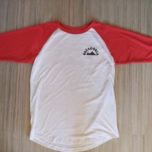 Boys large patagonia baseball shirt
